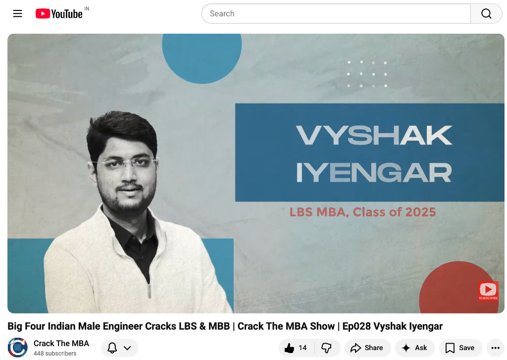 Crack The MBA Interview