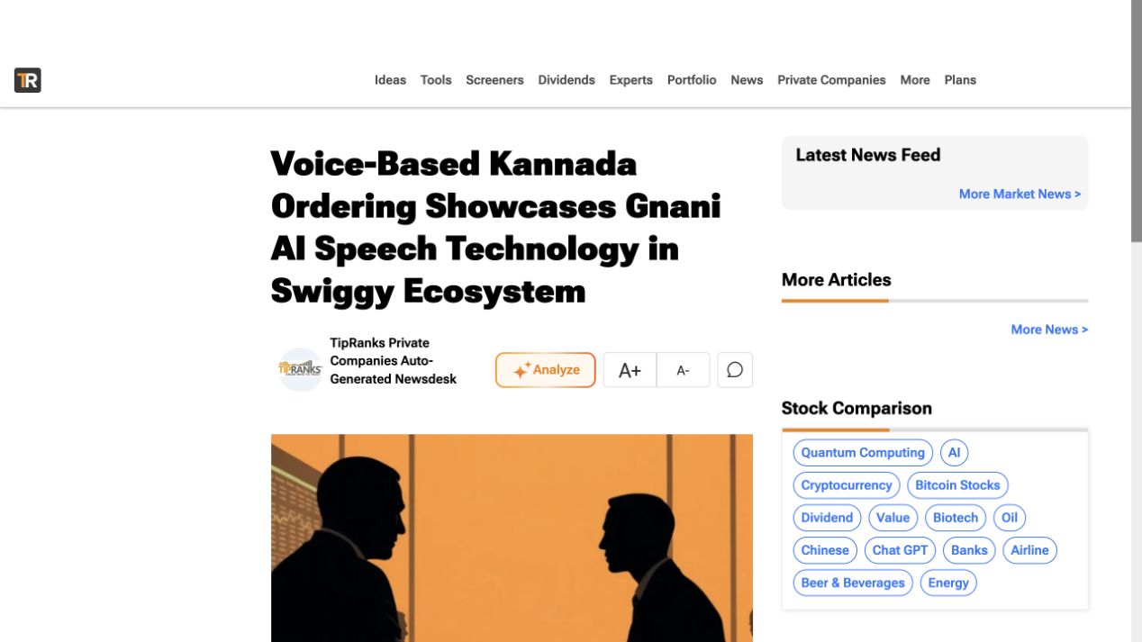 Voice-Based Kannada AI Ordering